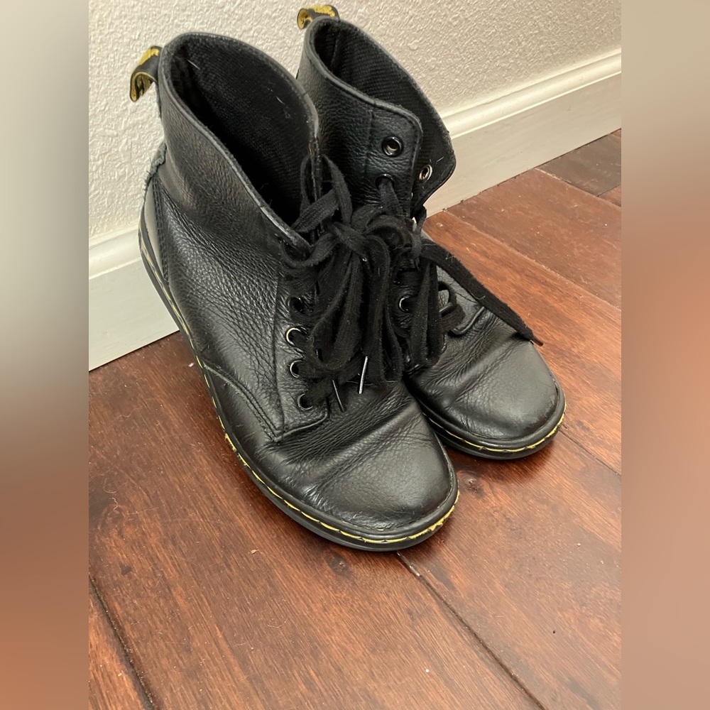 Dr. Martens Black Combat Boots